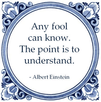 any fool can know einstein quote albert